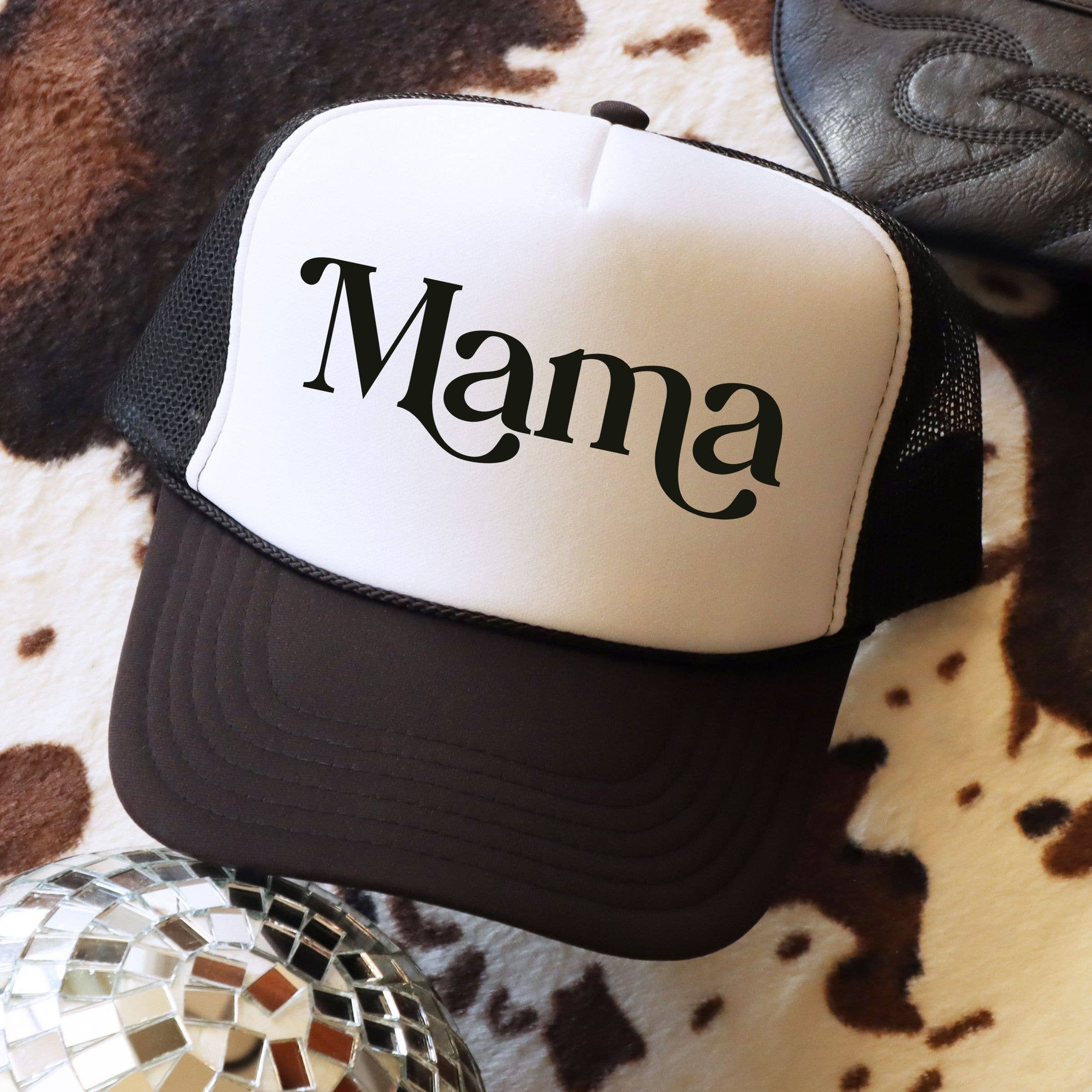 Mama Trucker Hat - Fall Western Trucker Hat